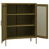 Lady Jillian -  Storage Cabinet Olive Green 80x35x101,5 cm Steel - Model 4